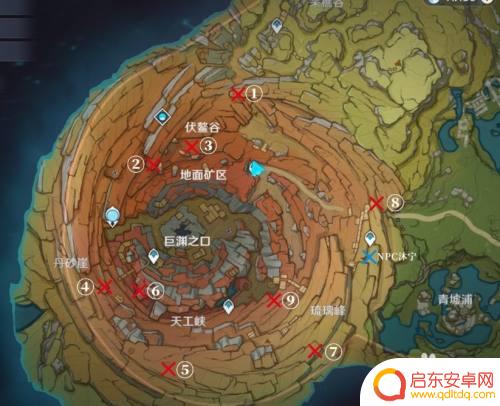 原神层岩钓鱼原石 原神层岩巨渊老石出现位置