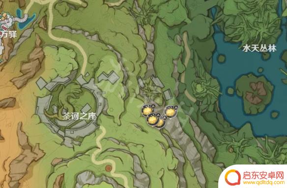 原神须弥水域在哪里地图 《原神》须弥月莲在哪里采集