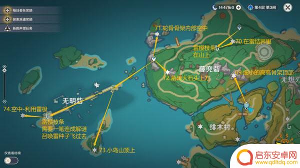 原神天守阁雷神瞳 2024原神雷神瞳全收集攻略