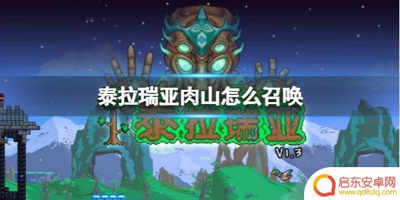 手机版泰拉瑞亚肉山怎么挖 如何在《泰拉瑞亚》中召唤肉山