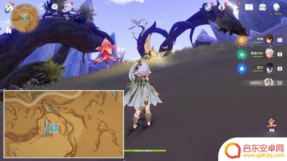 原神古灵木位置 《原神》中3.6版本灵谷木点位在哪