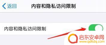 iphone内容与隐私访问限制 怎样在iPhone上开启内容和隐私访问限制功能