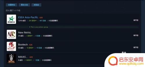 Steam战队标签怎么设置?