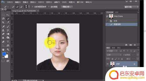 手机如何缩小图片的格式 PS扣图技巧