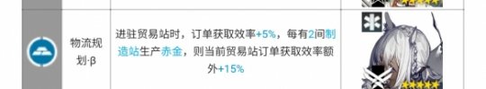 明日方舟赤金生产线 《明日方舟》绮良基建技能说明