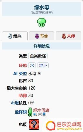 泰拉瑞亚灾厄绿水母在哪里碰到 泰拉瑞亚绿水母出现地点在哪里