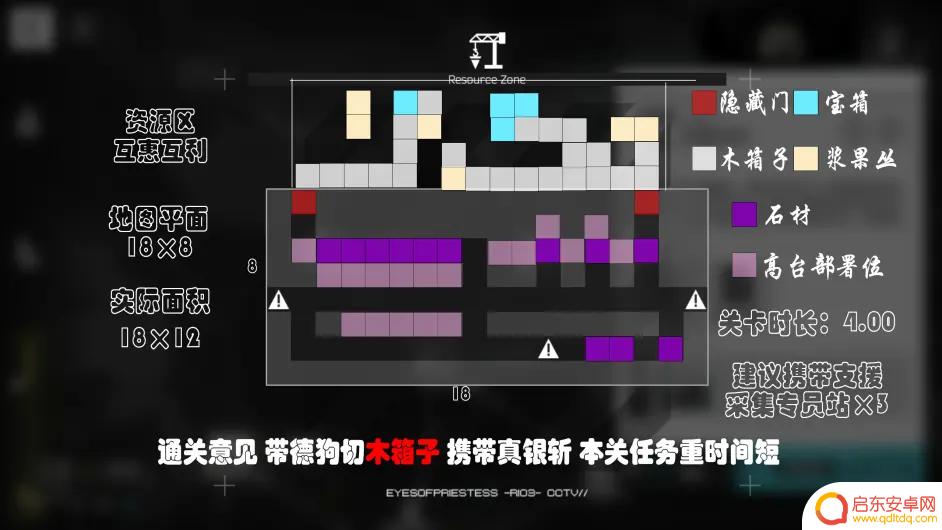 明日方舟地图站 《明日方舟》沙中之火全地图资源位置