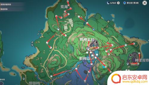 原神樱花绣球分布图 原神绯樱绣球位置图解