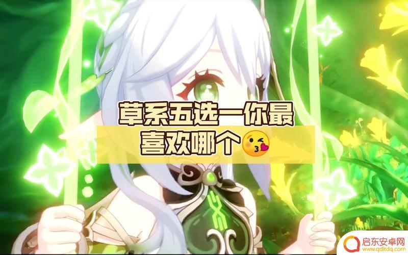 原神有草系 原神中为何没有草系角色