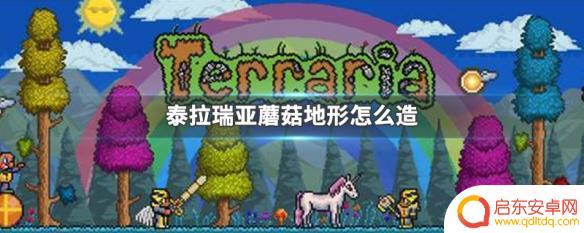 泰拉瑞亚如何造一个蘑菇地 泰拉瑞亚蘑菇地形建造攻略