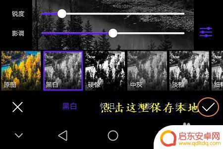 手机图片怎么变成黑白色 手机图片怎么变成黑白