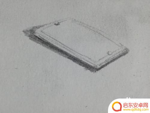 手机素描画法 手机素描步骤
