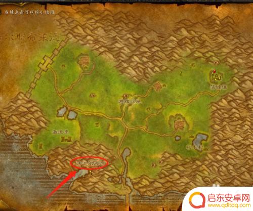 魔兽世界法迪尔海湾怎么过去 wow法迪尔海湾入口位置