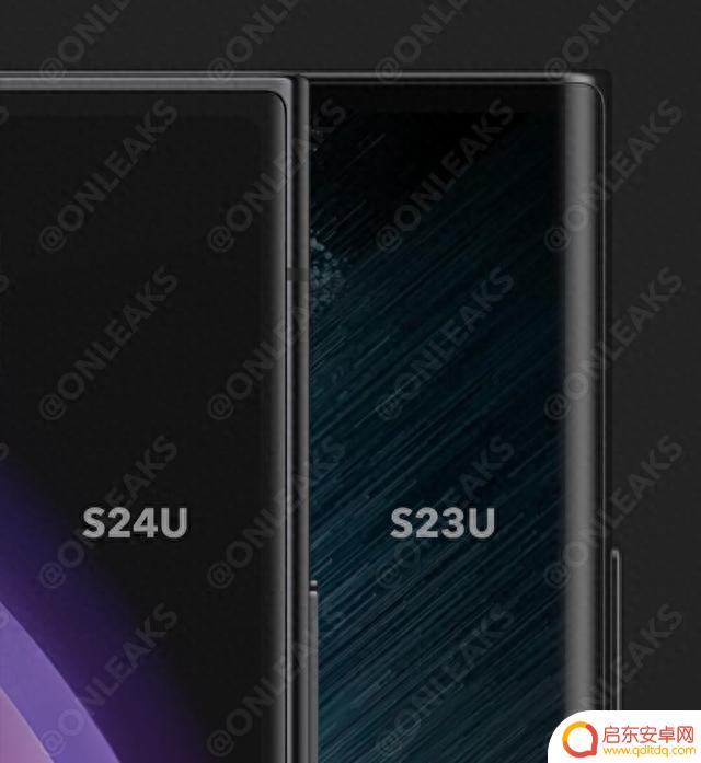 三星Galaxy S24 Ultra手机屏幕细节曝光：弧度更小，接近直框