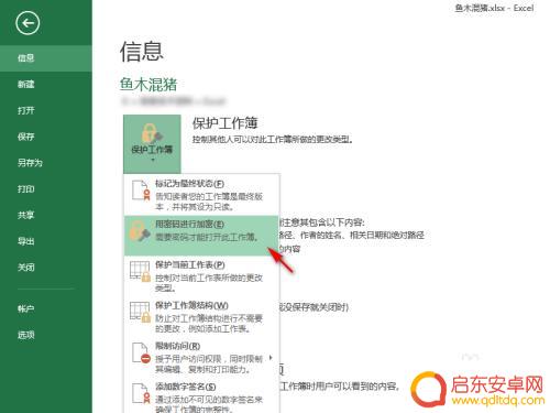 表格如何输密码解锁手机 如何在Excel中设置打开文件需要输入密码才能查看