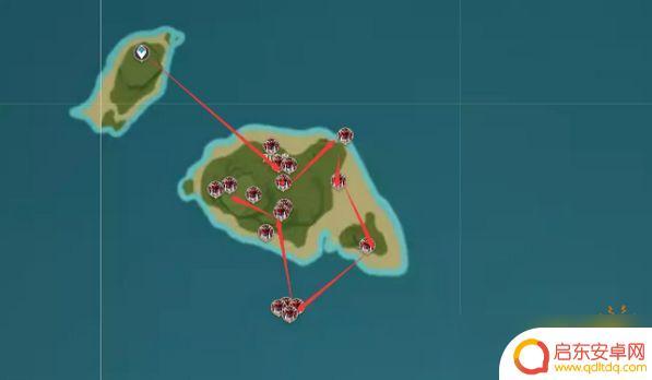 原神刀镡采集点 《原神》刀镡详细分布图