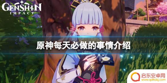 原神每天都干点什么 每天必做的原神活动