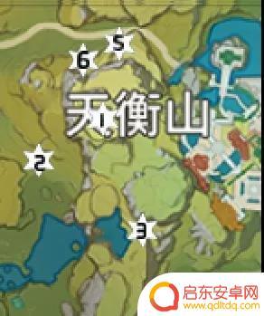 原神天衡山岩石碑 原神手游天衡山岩神瞳详细位置介绍