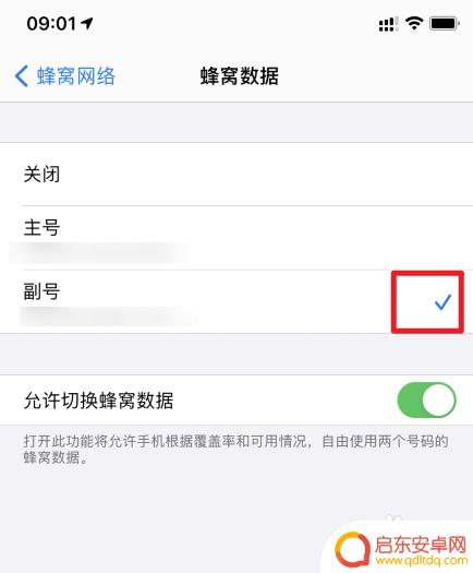 iphone设置为流量主卡 苹果手机怎么设置流量使用哪张卡