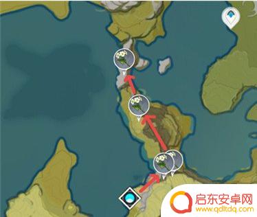 原神采集路线 原神清心采集路线图最新版