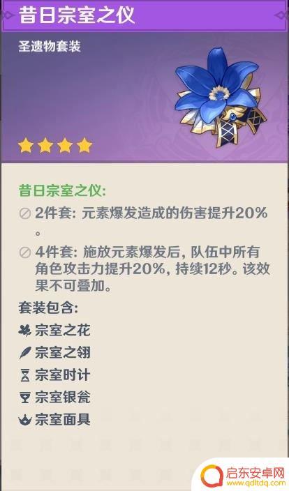 原神角色圣遗物配置 原神前期圣遗物怎么选择