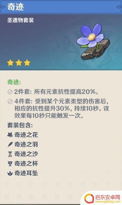 原神角色圣遗物配置 原神前期圣遗物怎么选择