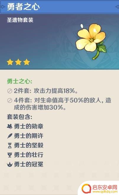 原神角色圣遗物配置 原神前期圣遗物怎么选择