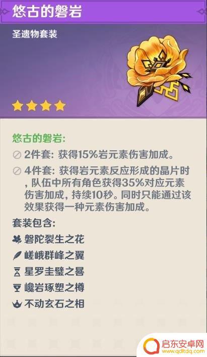 原神角色圣遗物配置 原神前期圣遗物怎么选择