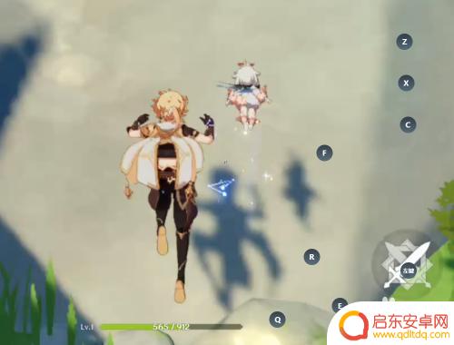 原神怎么爬在地上 如何在原神手游中使用攀爬功能