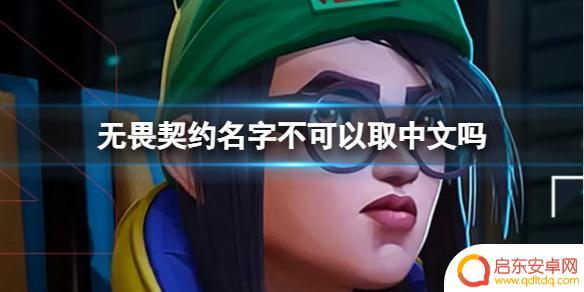无畏契约取名字能用中文么 《无畏契约》游戏故事背景介绍