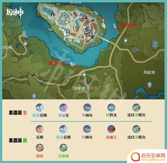 原神蒙德城钓鱼点 原神蒙德钓鱼点位置攻略