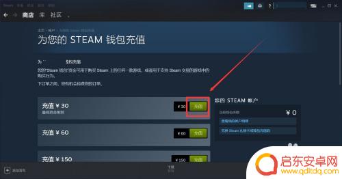 如何开通steam钱包支付 Steam支付方式没有Steam钱包选项