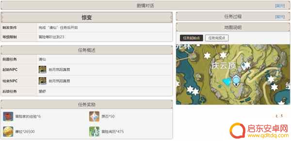 原神璃月主线任务列表 原神璃月主线任务流程