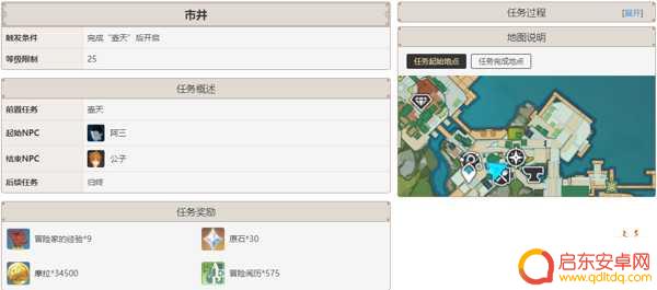 原神璃月主线任务列表 原神璃月主线任务流程