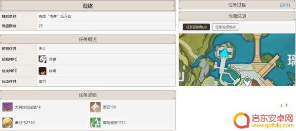 原神璃月主线任务列表 原神璃月主线任务流程