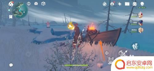 原神雪地怎么点篝火 原神篝火怎么搭建