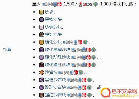 泰拉瑞亚人造沙漠环境需要多少方块 泰拉瑞亚人工沙漠制作教程