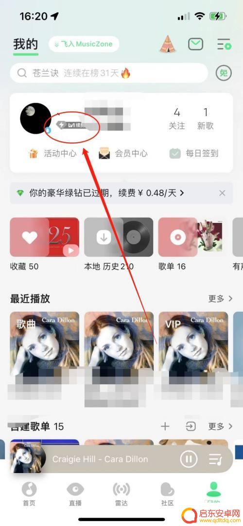 苹果手机怎么设置绿钻 苹果手机QQ音乐绿钻会员开通步骤
