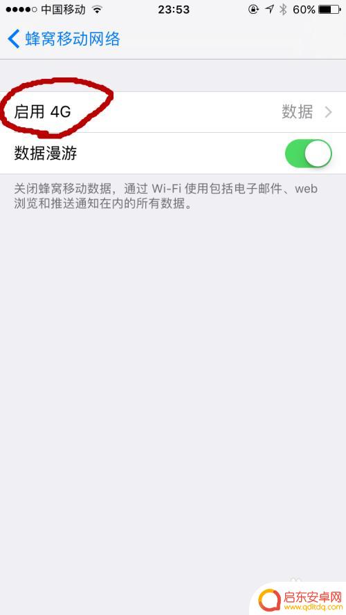 苹果手机怎样连接移动网络 苹果手机如何设置蜂窝移动网络