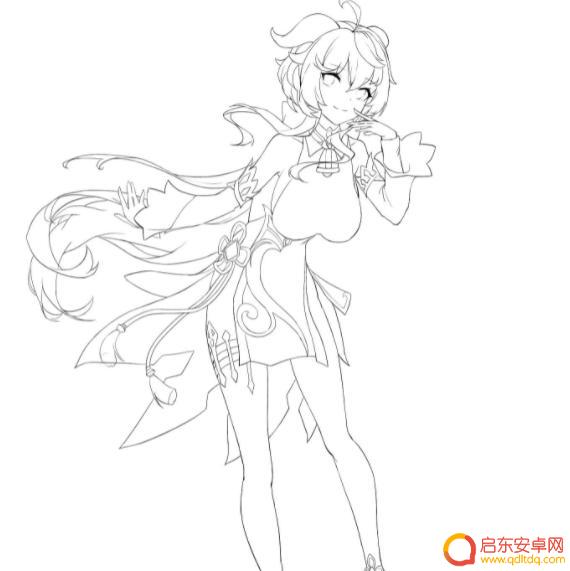 原神画画图片甘雨(原神画画图片甘雨高清)