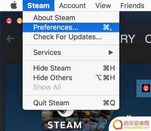 苹果steam切换中文 Mac Steam如何设置中文界面