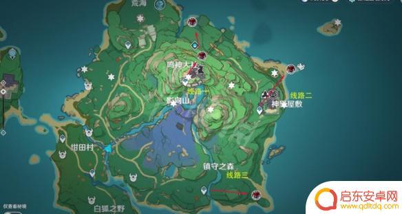 原神神野伏众分布图 《原神》野伏众分布地图指南