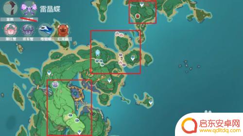 原神捕捉动物分布图 原神小动物分布位置图鉴