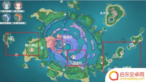 原神捕捉动物分布图 原神小动物分布位置图鉴