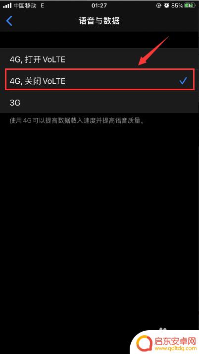 iphone怎么改成4g网络 iPhone苹果手机LTE/VoLTE改成4G的操作步骤