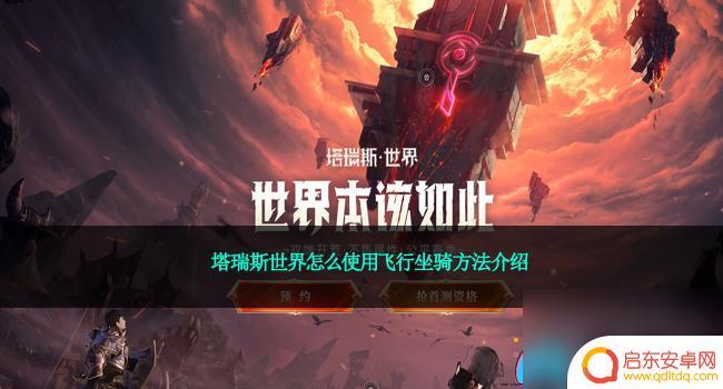 塔瑞斯世界飞行坐骑怎么用 塔瑞斯世界飞行坐骑怎么使用