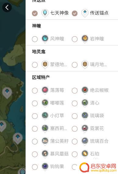 原神地图怎么显示资源 怎样在原神中准确查看各种资源点的位置