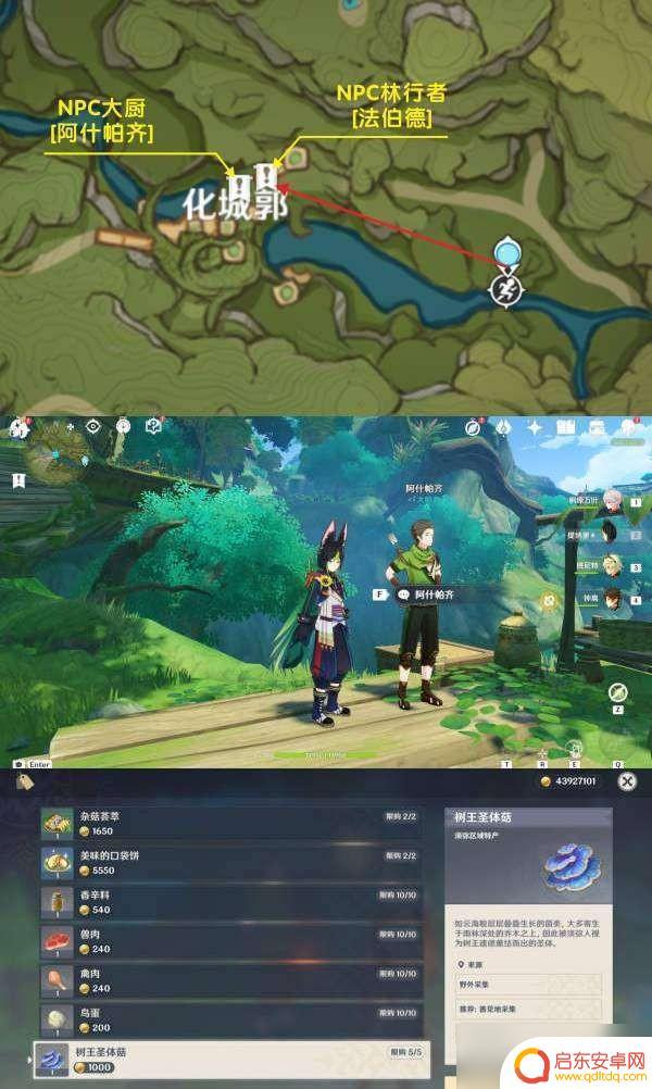 原神中圣王树体菇在哪里 《原神》树王圣体菇位置攻略