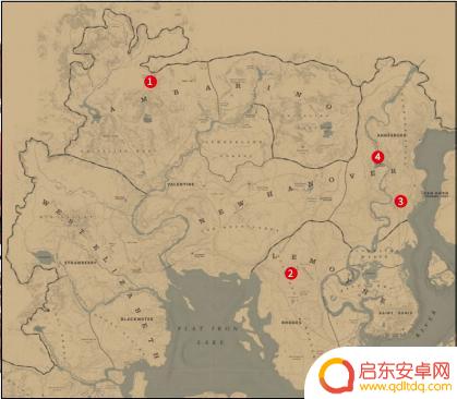 荒野大镖客毒圈 《荒野大镖客2》剧毒路线藏宝图攻略
