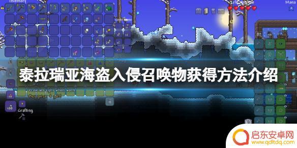 泰拉瑞亚中海盗怎么召唤 泰拉瑞亚海盗入侵召唤物怎么获得